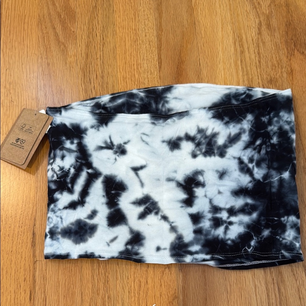 NWT VS Pink | Alabama Crimson Tide Tie-Dye Crop Top - Picture 3 of 4